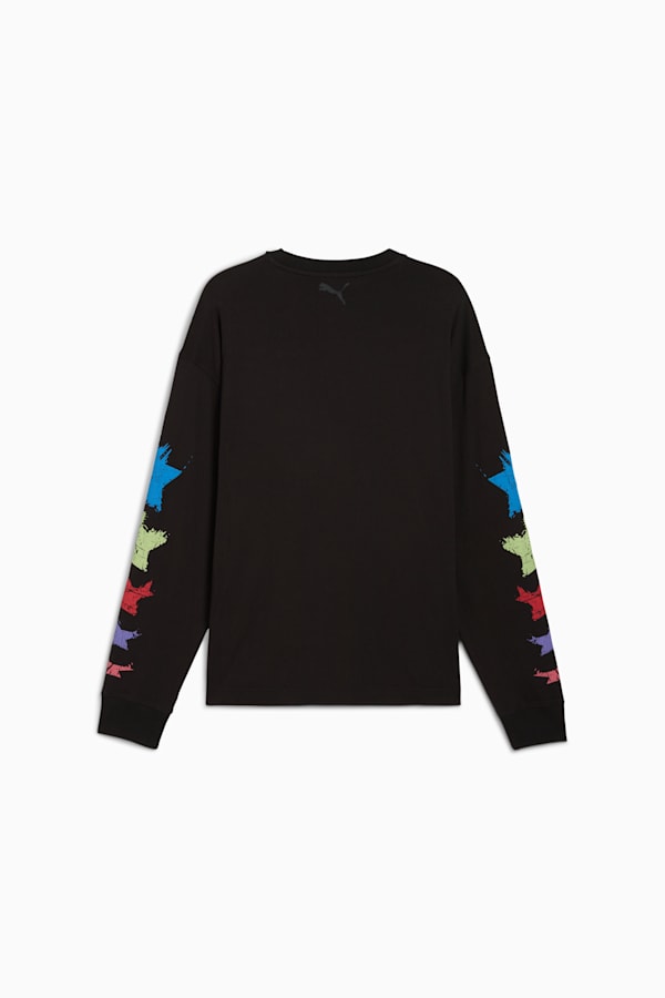 LaMelo Star Vision Long Sleeve Tee Men, PUMA Black, extralarge-GBR