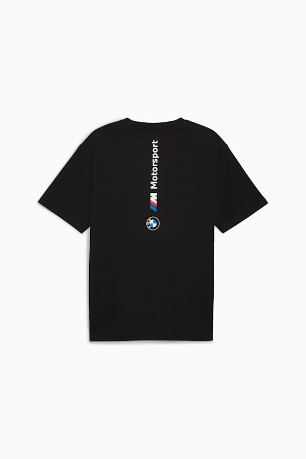 BMW M Motorsport Essentials+ Logo Tee Men, PUMA Black, extralarge