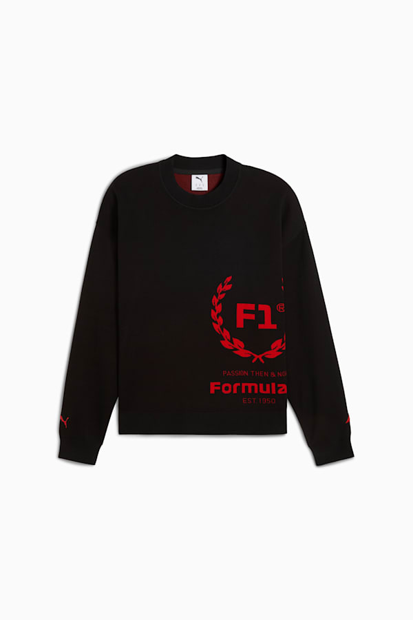 F1® 75 Yrs Knitted Crew Neck Men, PUMA Black, extralarge-GBR
