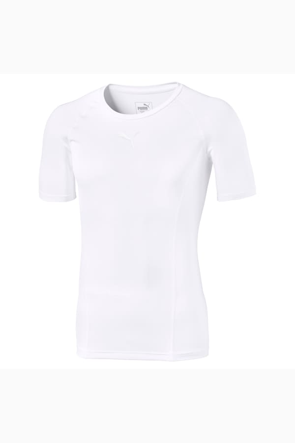 LIGA Baselayer Short Sleeve Tee Men, Puma White, extralarge