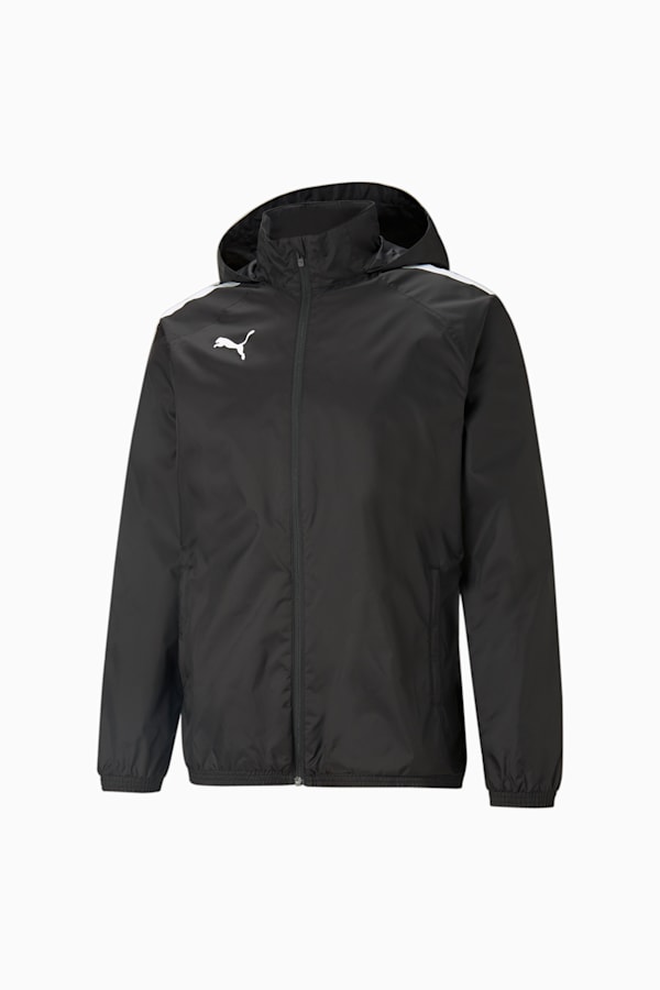 teamLIGA All-Weather Football Jacket Men, Puma Black-Puma Black, extralarge