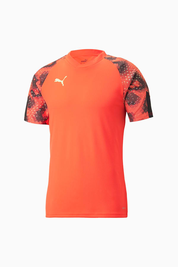 individualFINAL Football WC Jersey Men, Fiery Coral-Puma Black, extralarge