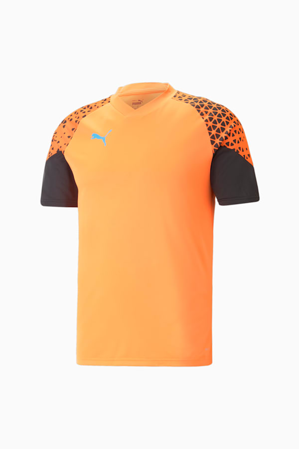 individualCUP Football Jersey Men, Ultra Orange-PUMA Black, extralarge