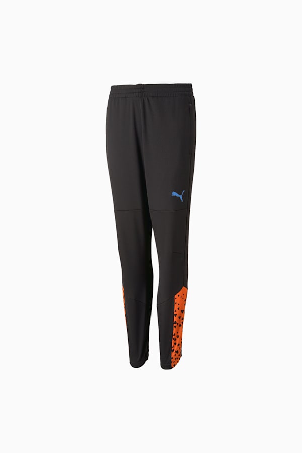 individualCUP Football Training Pants Youth, PUMA Black-Ultra Orange, extralarge