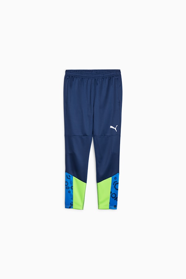 individualCUP Football Training Pants, Persian Blue-Pro Green, extralarge