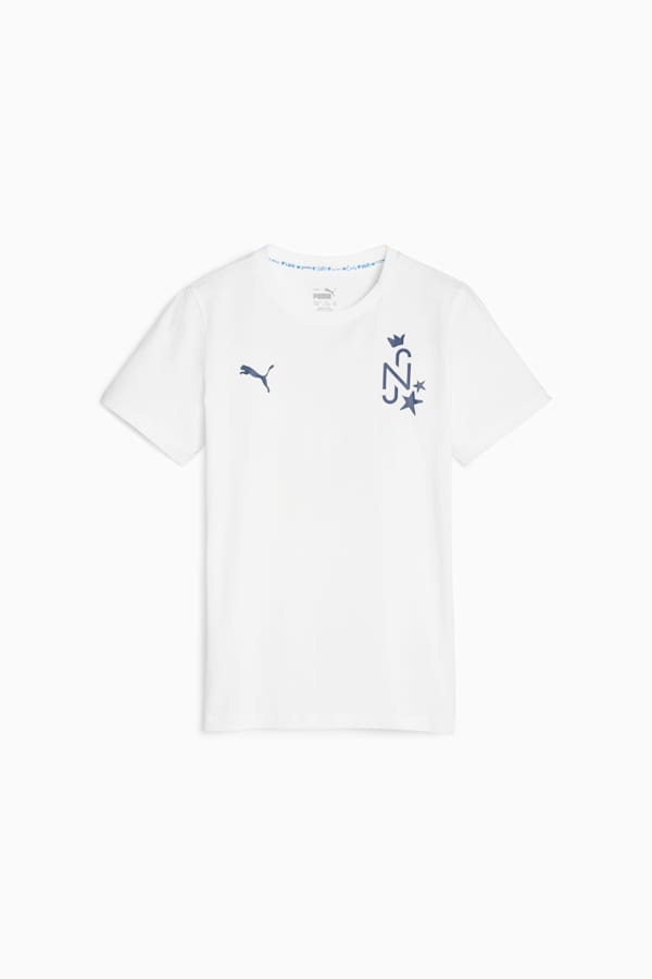 Neymar Jr Youth Football Tee, PUMA White, extralarge