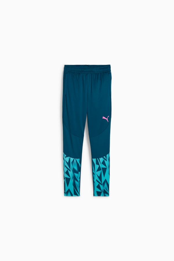 individualFINAL Men's Football Training Pants, Ocean Tropic-Bright Aqua, extralarge