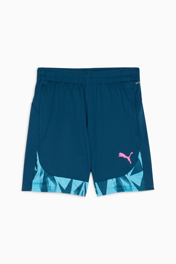 individualFINAL Youth Football Shorts, Ocean Tropic-Bright Aqua, extralarge