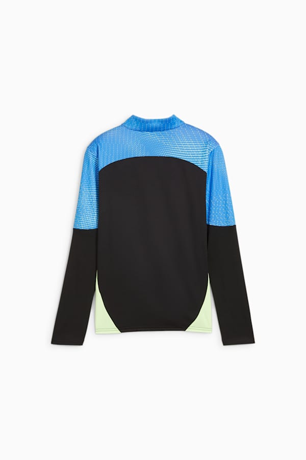 individualFINAL Quarter-Zip Top Youth, PUMA Black-Fizzy Apple, extralarge