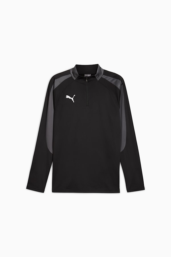 individualLIGA Quarter-Zip Top Men, PUMA Black-PUMA White-Shadow Gray, extralarge