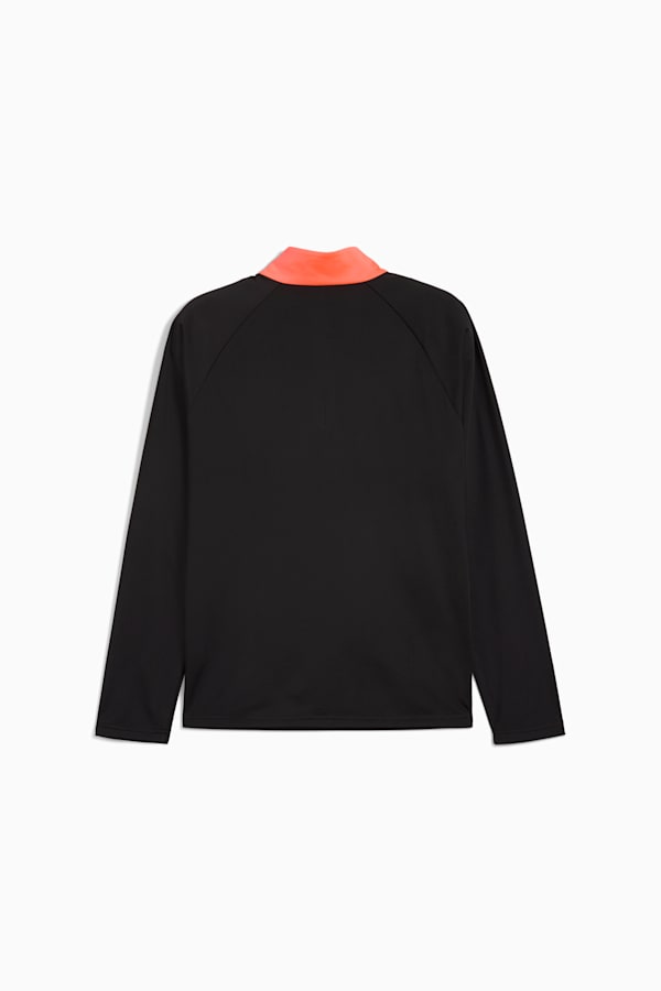 individualLIGA Quarter-Zip Top Men, PUMA Black-Heat Fire, extralarge