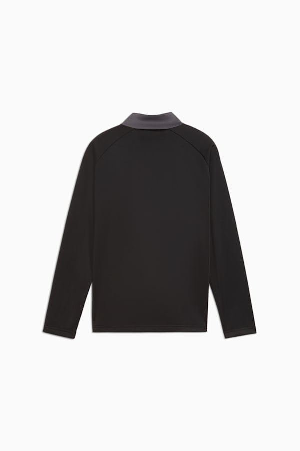 individualLIGA Quarter-Zip Top Youth, PUMA Black-PUMA White-Shadow Gray, extralarge