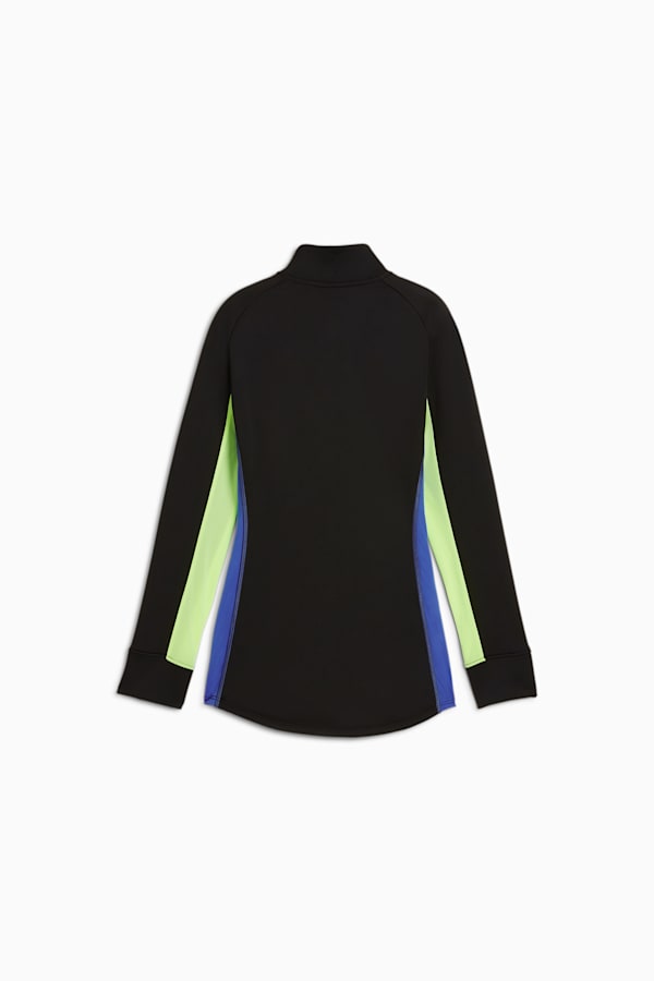 individualBLAZE Quarter-Zip Top Women, PUMA Black-Fizzy Apple, extralarge