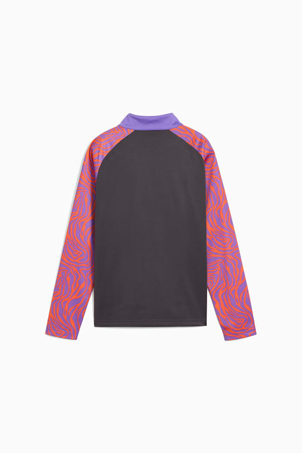 Neymar Jr Creativity Quarter-Zip Football Top Youth, Dark Coal-Soft Violet, extralarge