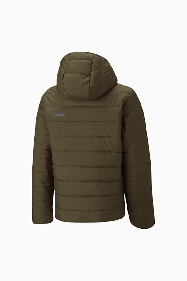 Essentials Padded Jacket Youth, Deep Olive, extralarge-GBR