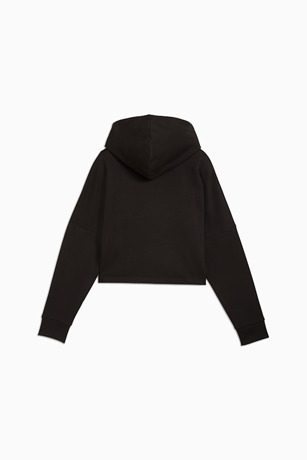 Essentials Logo Cropped Hoodie Youth PUMA
