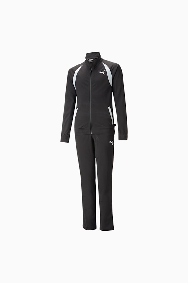 Tricot Tracksuit Youth, PUMA Black, extralarge