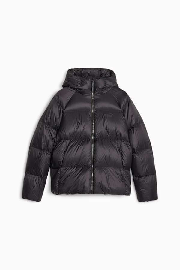 A$AP Rocky Women's Hooded Ultra Down Puffer Jacket, PUMA Black, extralarge