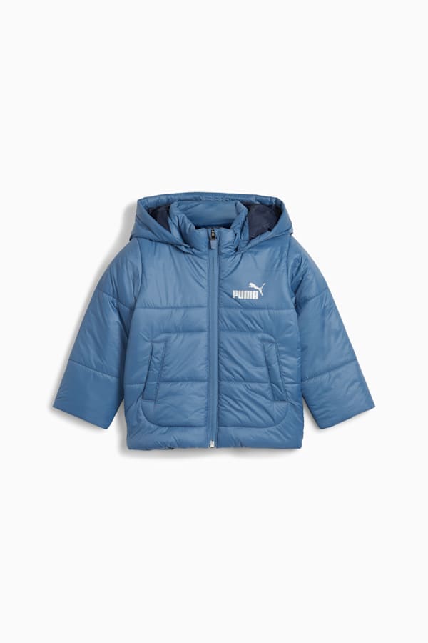 Minicats Toddlers' Hooded Padded Jacket, Blue Horizon, extralarge