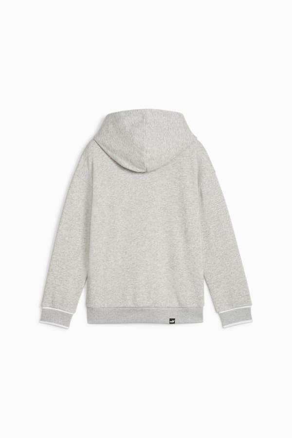 PUMA SQUAD Youth Hoodie, Light Gray Heather, extralarge