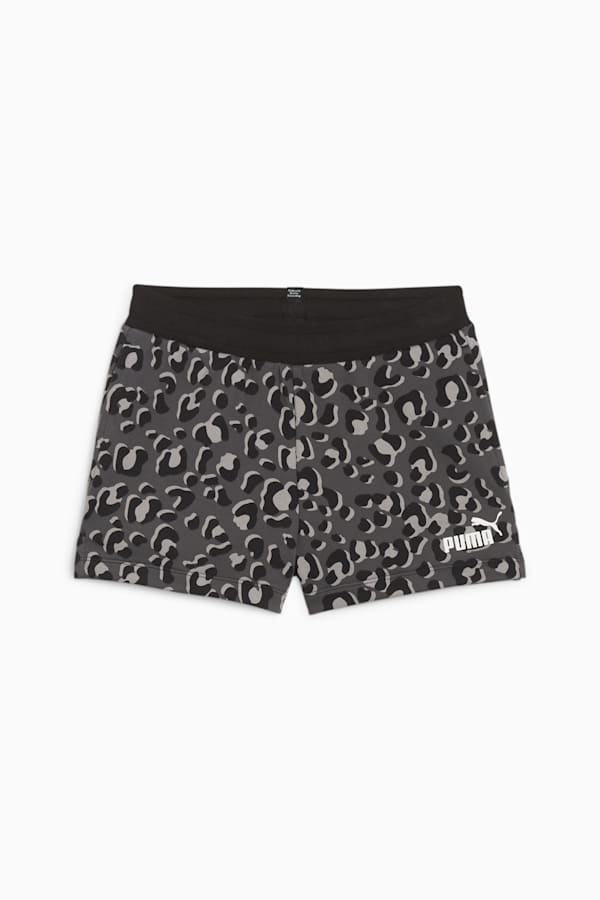 ESS+ ANIMAL Girls' Shorts, PUMA Black, extralarge-GBR