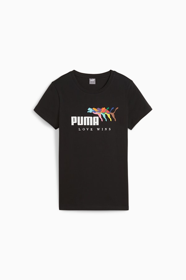 ESS+ LOVE WINS Women's Tee, PUMA Black, extralarge