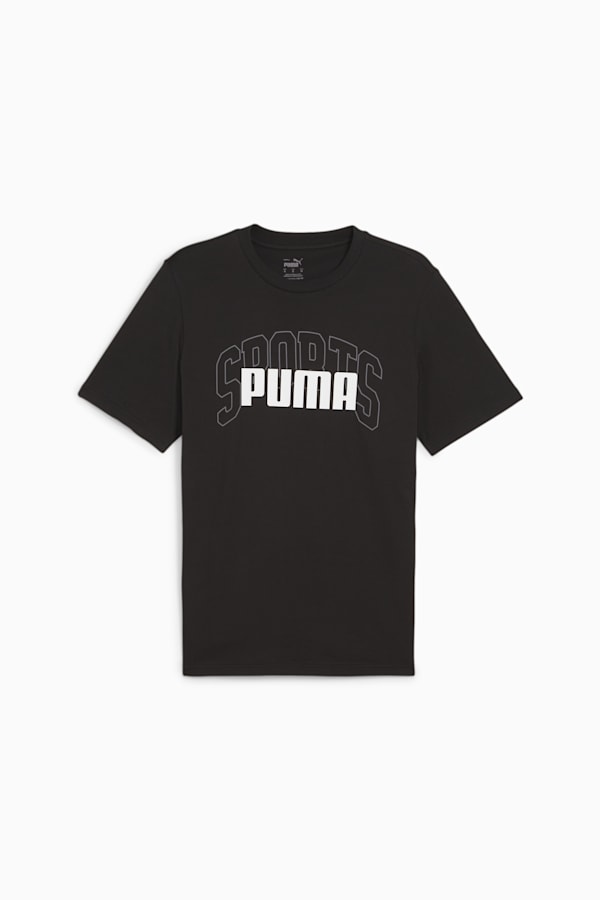 GRAPHICS Collegiate Men's Tee, PUMA Black, extralarge-GBR