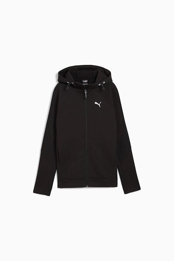 EVOSTRIPE Full-Zip Hoodie Women, PUMA Black, extralarge