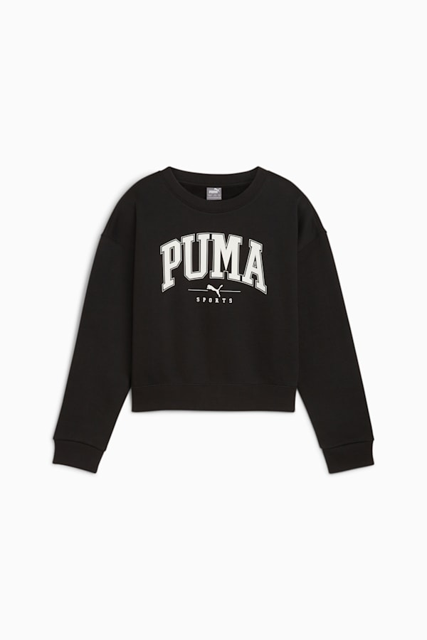 PUMA SQUAD Crew Sweat Youth, PUMA Black, extralarge