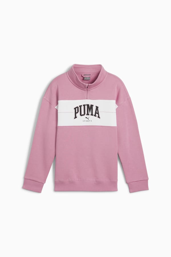 PUMA SQUAD Half-Zip Youth, Mauved Out, extralarge