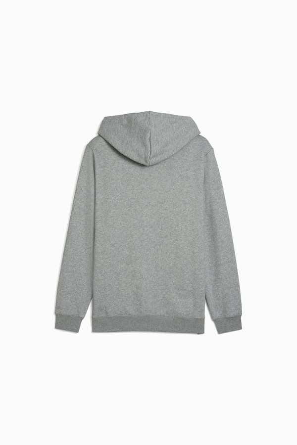 Essentials No. 1 Logo Full-Zip Hoodie Men, Medium Gray Heather, extralarge-GBR