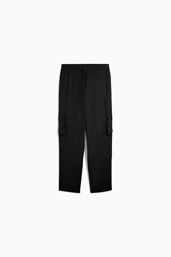 Essentials No. 1 Logo Woven Cargo Pants Men, PUMA Black, extralarge-GBR