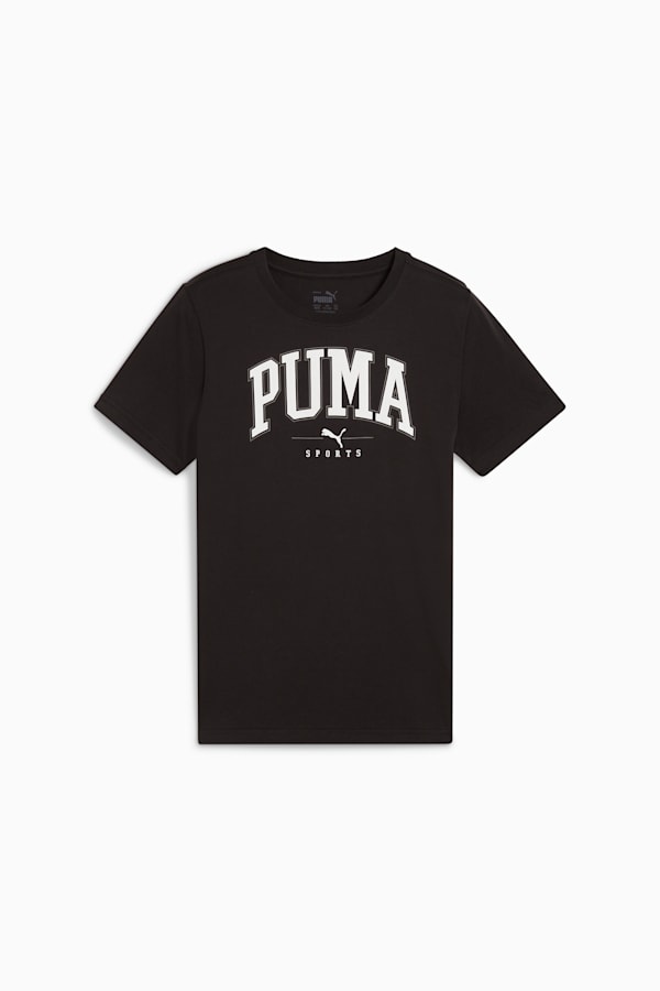 PUMA SQUAD Big Graphic Tee Youth, PUMA Black, extralarge