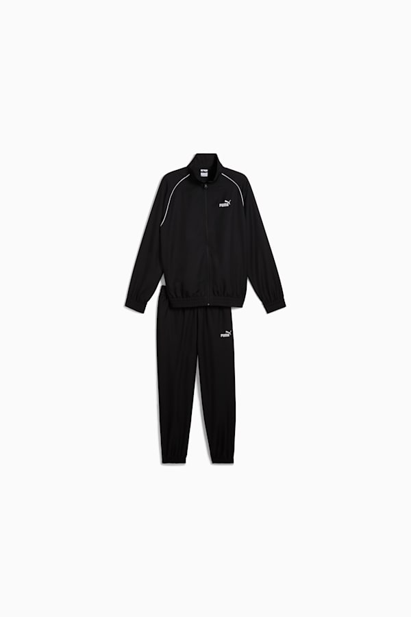Woven Piping Tracksuit Men, PUMA Black, extralarge