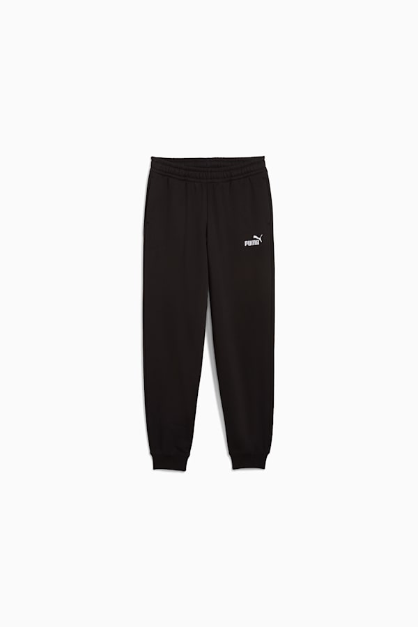 ESS No. 1 Logo Fleece Sweatpants Youth, PUMA Black, extralarge-GBR