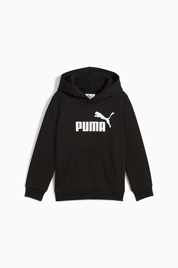 ESS No. 1 Logo Fleece Hoodie Kids, PUMA Black, extralarge