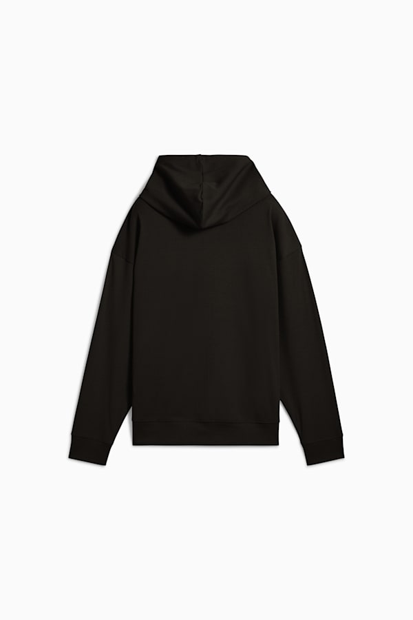 ESS ELEVATED Comfort Rib Hoodie Women, PUMA Black, extralarge