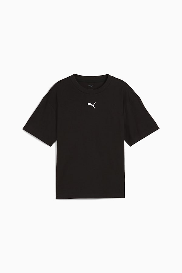 Essentials Boxy Tee Youth, PUMA Black, extralarge