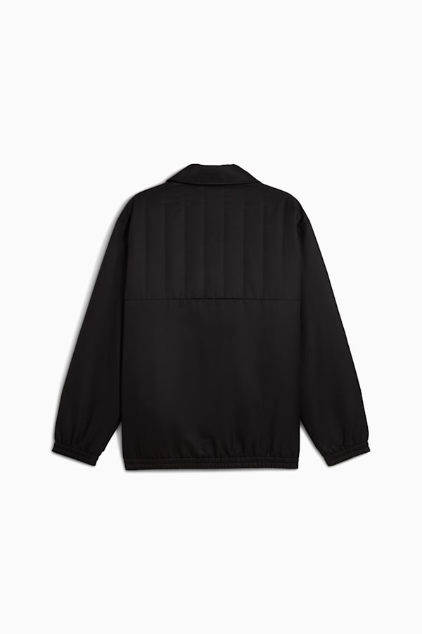 WARDROBE Essentials Relaxed Retro Football Jacket Unisex, PUMA Black, extralarge
