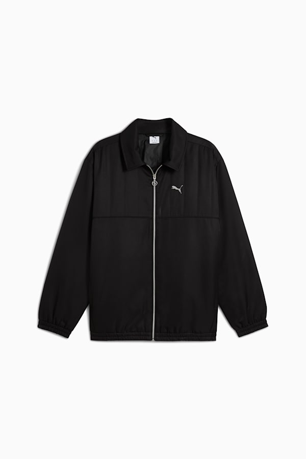 WARDROBE Essentials Relaxed Retro Football Jacket Unisex, PUMA Black, extralarge