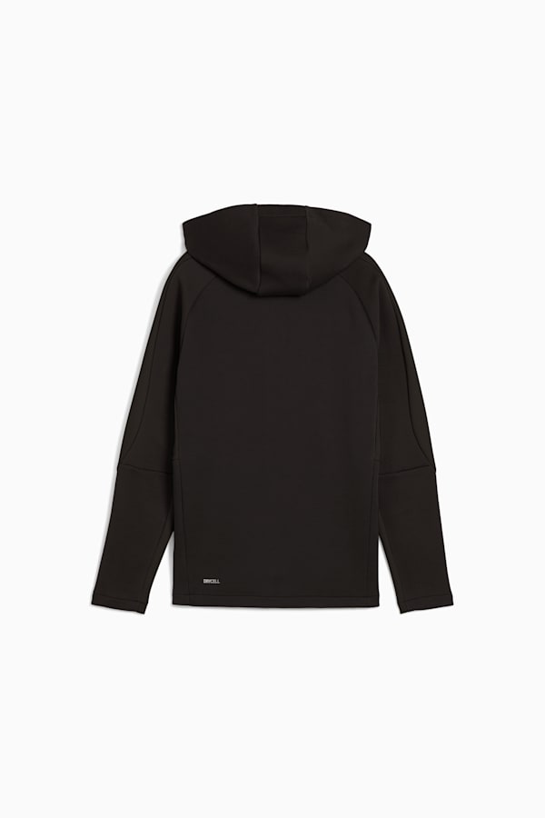 EVOSTRIPE Full-Zip Hoodie Youth, PUMA Black, extralarge