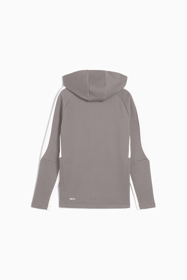 EVOSTRIPE Full-Zip Hoodie Youth, Cast Iron, extralarge