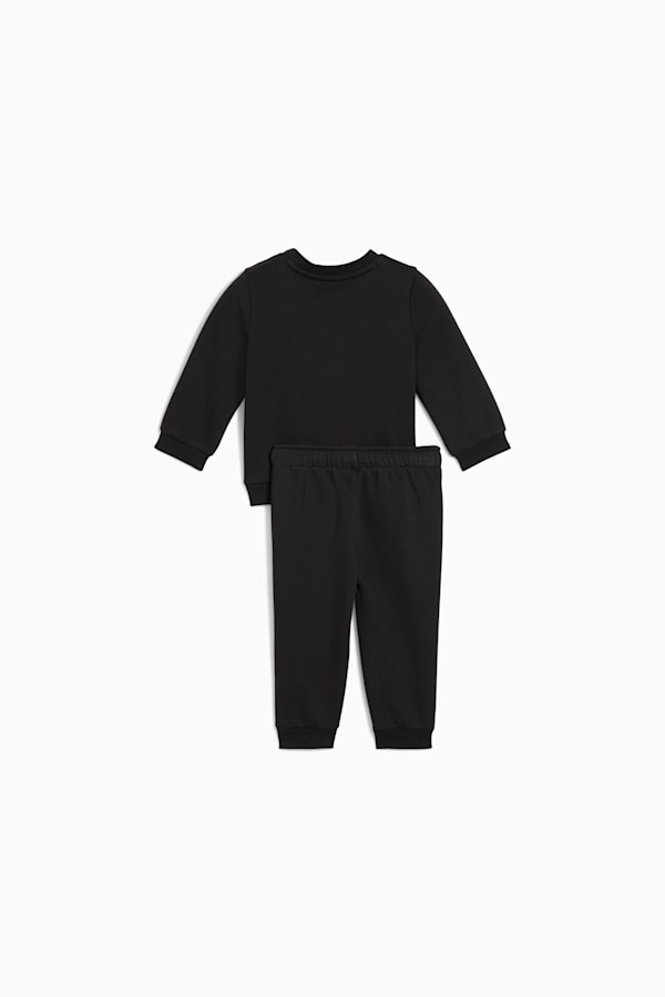 Essentials Minicats Crew Set Toddler, PUMA Black, extralarge