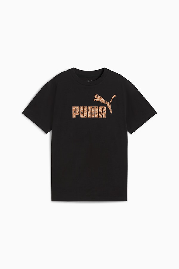 Essentials Animal Logo Infill Tee Youth, PUMA Black, extralarge