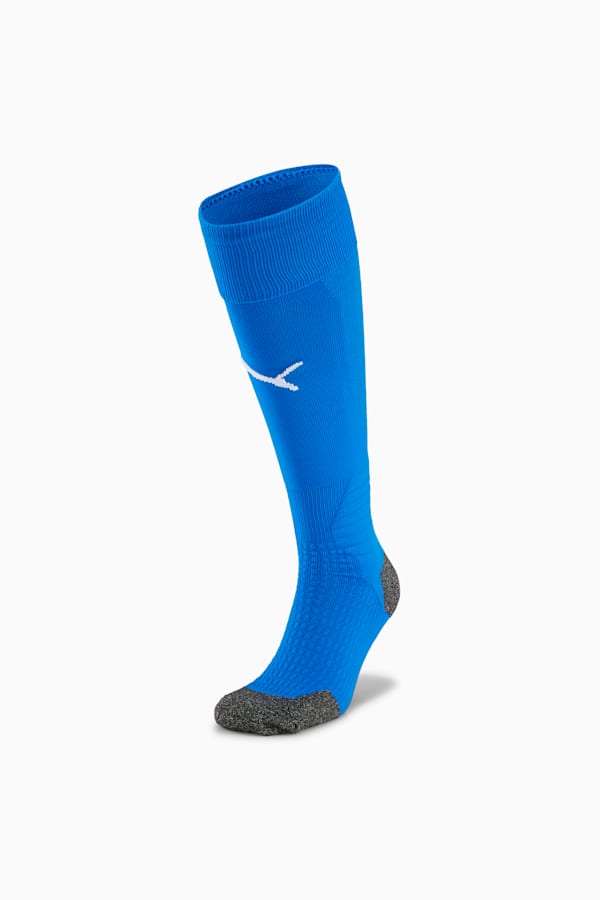 Liga Football Socks, Electric Blue Lemonade-Puma White, extralarge