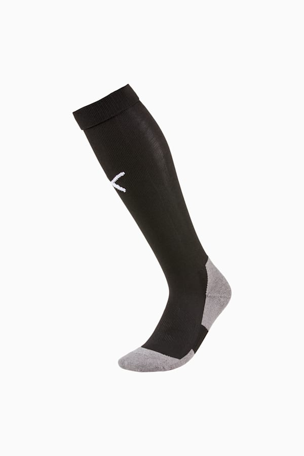 Football Men's LIGA Core Socks, Puma Black-Puma White, extralarge