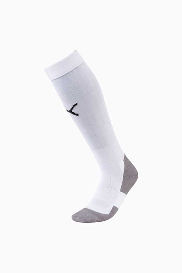 Football Men's LIGA Core Socks, Puma White-Puma Black, extralarge