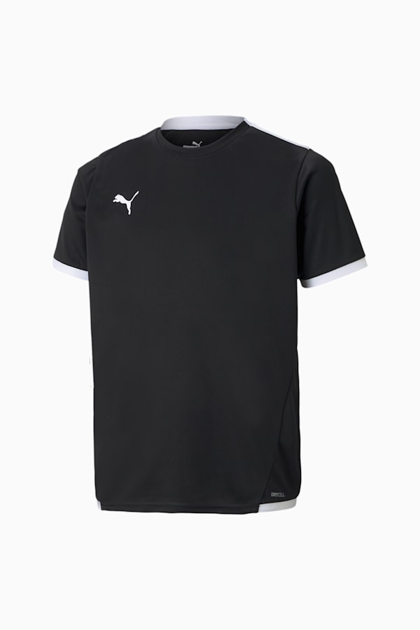 teamLIGA Football Jersey Youth, Puma Black-Puma White, extralarge