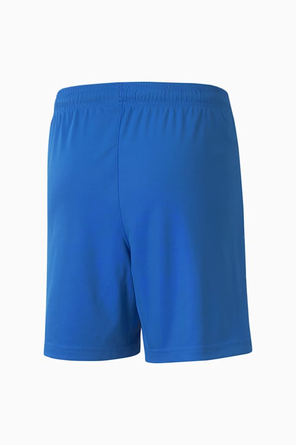 teamLIGA Youth Football Shorts, Electric Blue Lemonade-Puma White, extralarge