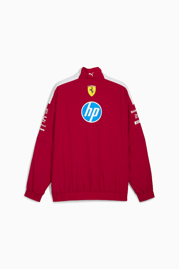 Scuderia Ferrari 2025 Drivers T7 Oversized Jacket Men, Dark Cherry, extralarge-GBR